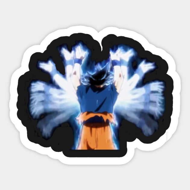 Goku DBS-110 Sticker by phxaz